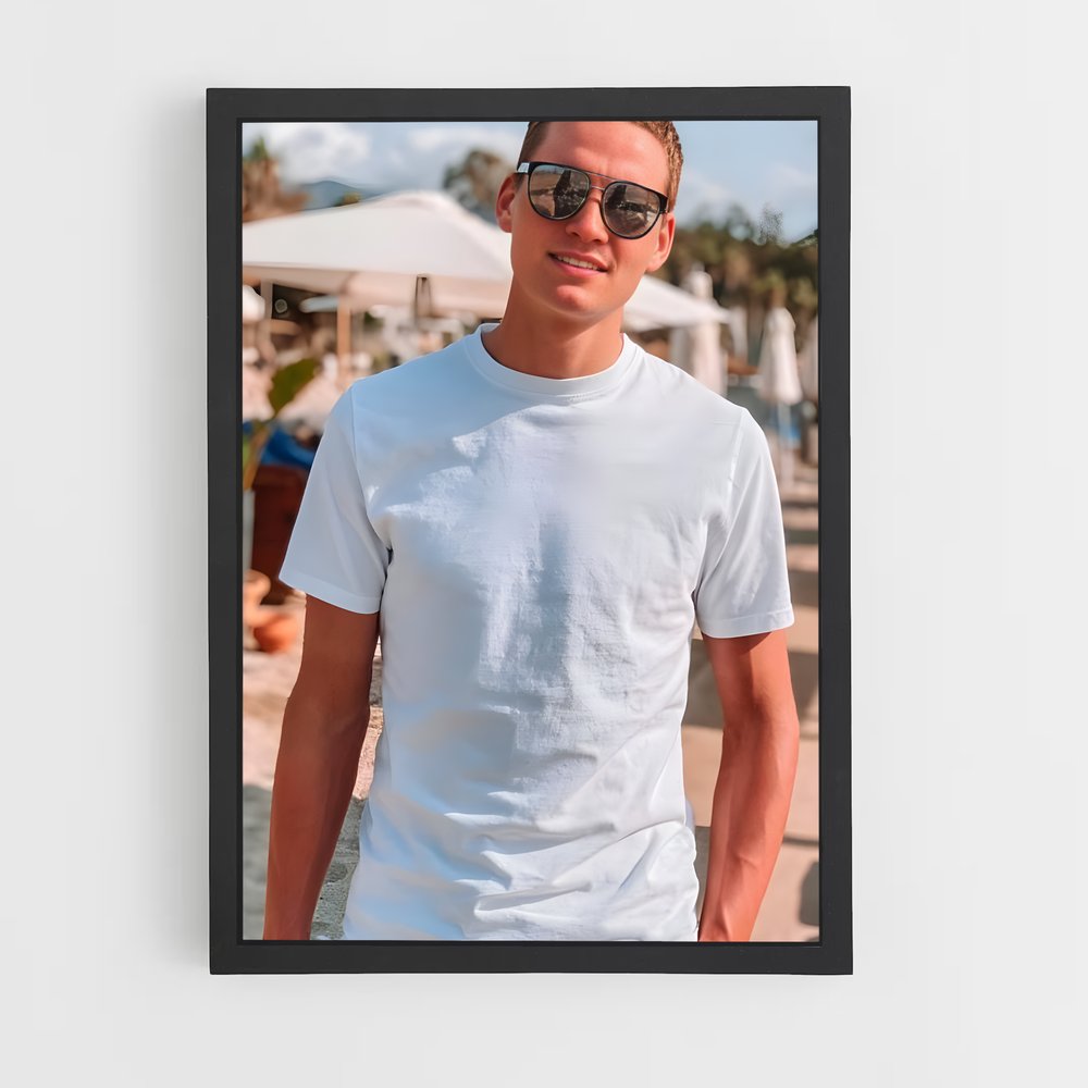Poster Mathieu de van poel – affiche Cyclisme (vue 2)